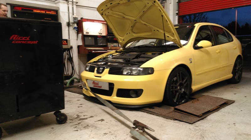 Dyno testing seat leon @Ricci concept 1