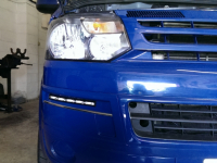 VW T5 after daytime running light kit fitted